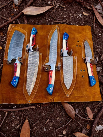 Texas Flag Handles BBQ/Chef/Kitchen Set