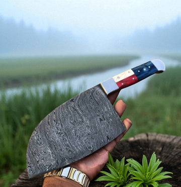 Texas Flag Handle Chef/Meat Cleaver/Chopper