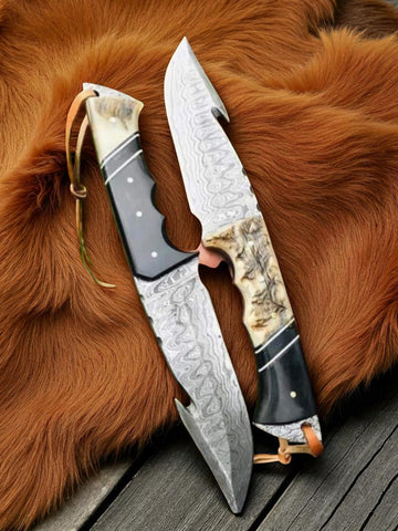 Skinning Hunting Knife Pair