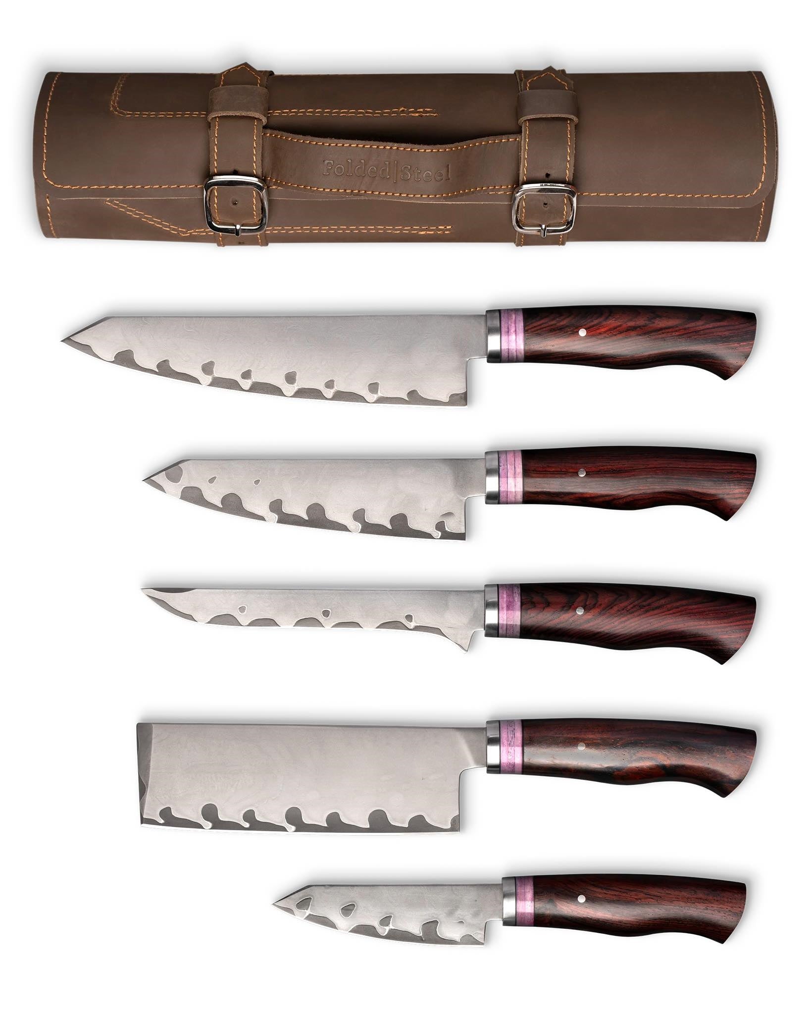 Hand Made BBQ/Chef/Kitchen Knife Set