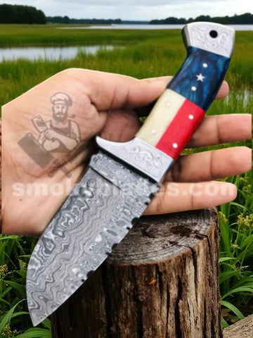 Texas Handle Skinning Hunting Knife