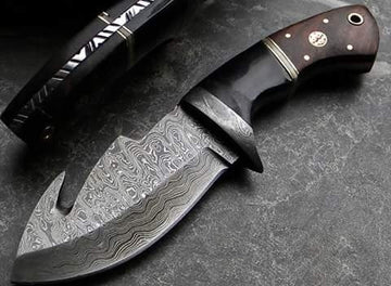 Hand Made Gut Hook Skinning Knife