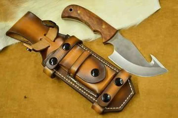 Hand Made Gut Hook Skinning Knife