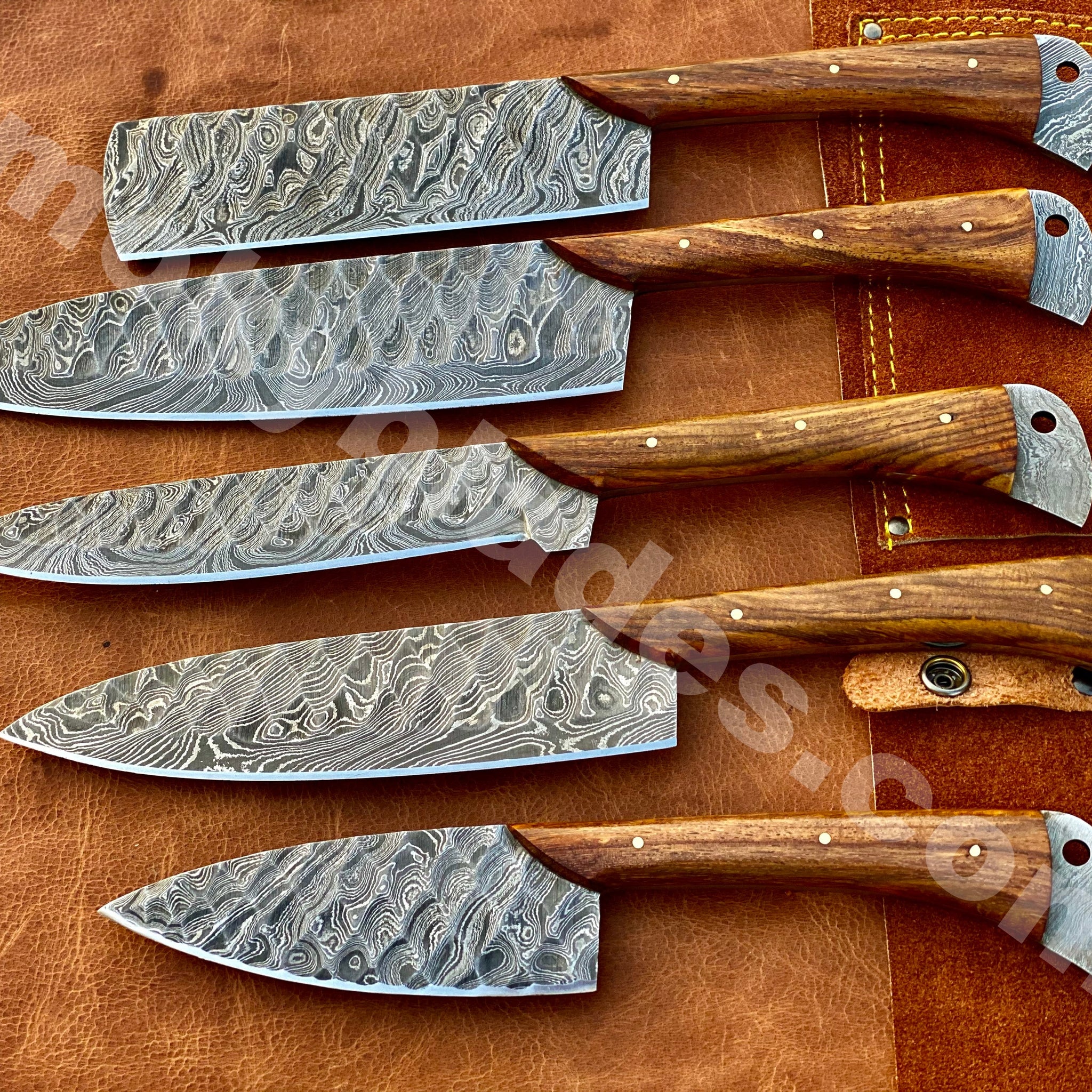 Hand Made BBQ/Chef/Kitchen Knife Set