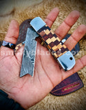 Hand Made Folding Bull Cutter Knife