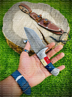 Handmade Texas Handle Knife Pair