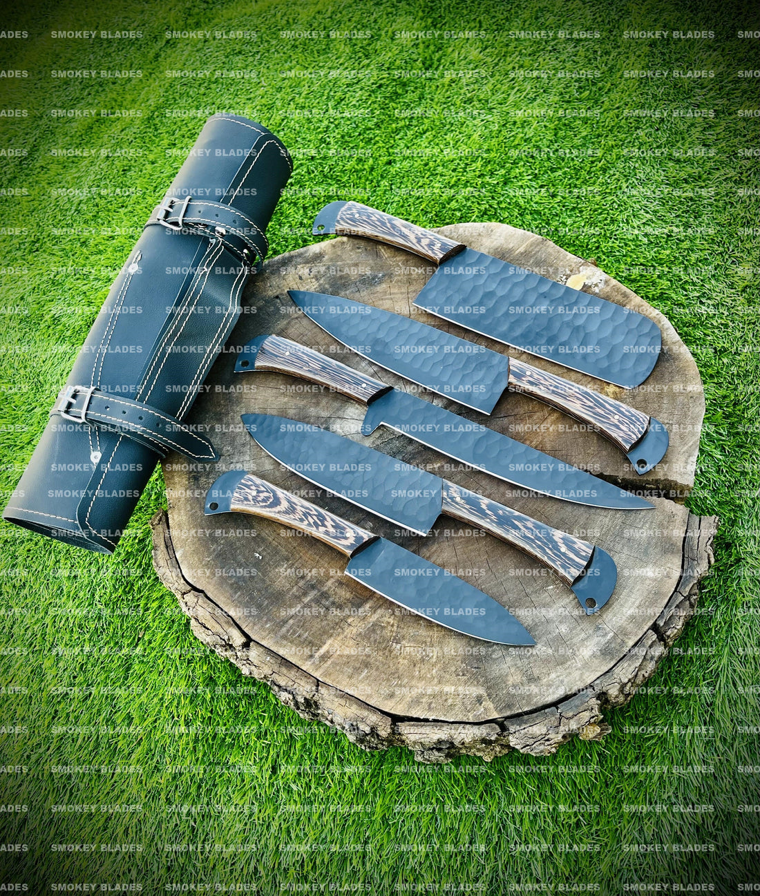Hand Made BBQ/Chef/Kitchen Knife Set