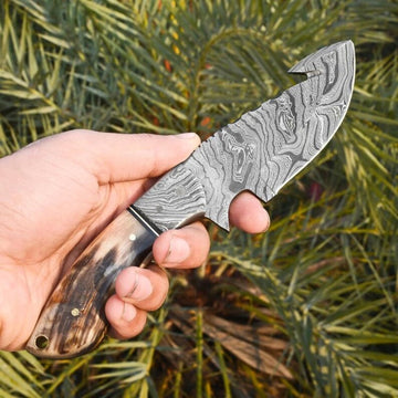 Hand Made Gut Hook Skinning Knife