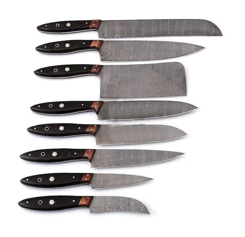 Hand Made BBQ/Chef/Kitchen Knife Set