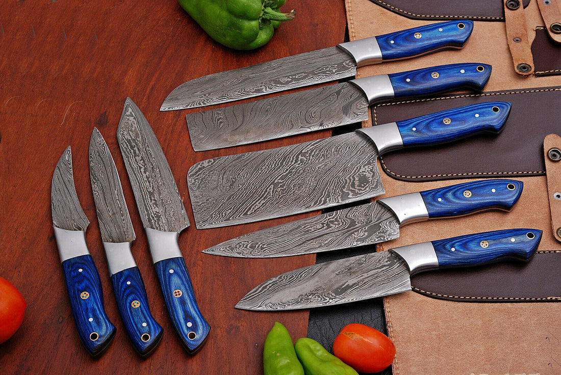 Hand Made BBQ/Chef/Kitchen Knife Set