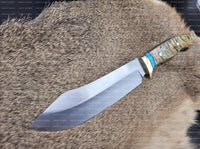 Hand Made  Cowboy Knife/Skinning/Hunter/Bushcraft Survival Knife