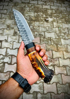 Hand Made Texture Viking Knife