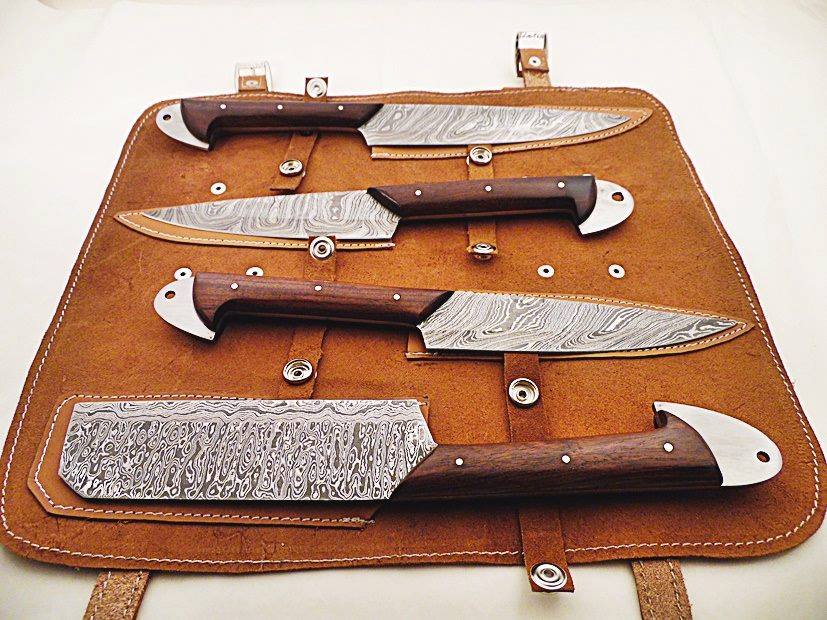 Hand Made BBQ/Chef/Kitchen Knife Set
