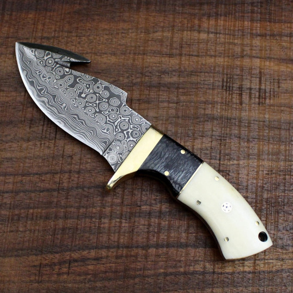 Hand Made Gut Hook Skinning Knife