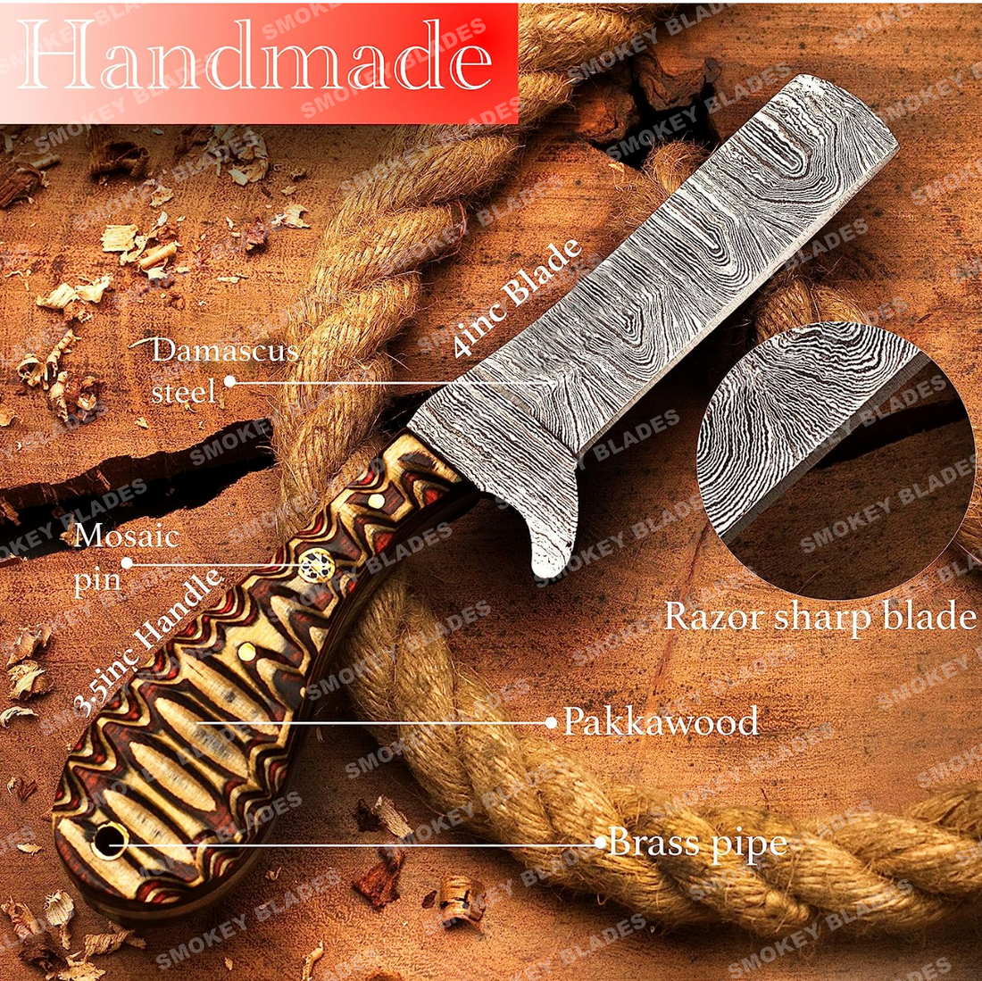 Hand Made Bull Cutter Knife