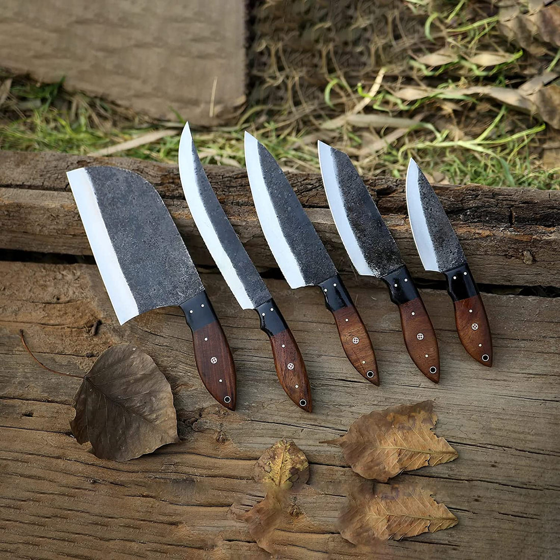 Hand Made BBQ/Chef/Butchers/Kitchen Knife Set