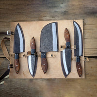Hand Made BBQ/Chef/Butchers/Kitchen Knife Set