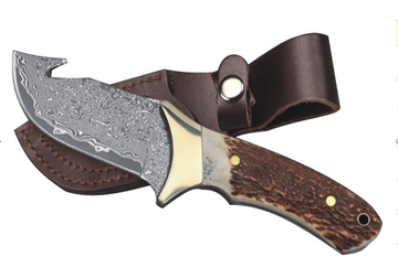 Hand Made Gut Hook Skinning Knife