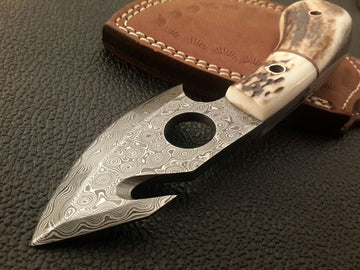 Hand Made Gut Hook Skinning Knife