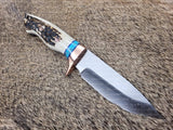 Hand Made Cowboy Knife/Skinning/Hunter/Bushcraft Survival Knife