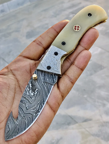Handmade Damascus Folding knife